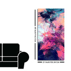 Abstract Colorful Dynamic Texture Background Premium Canvas Wall Painting