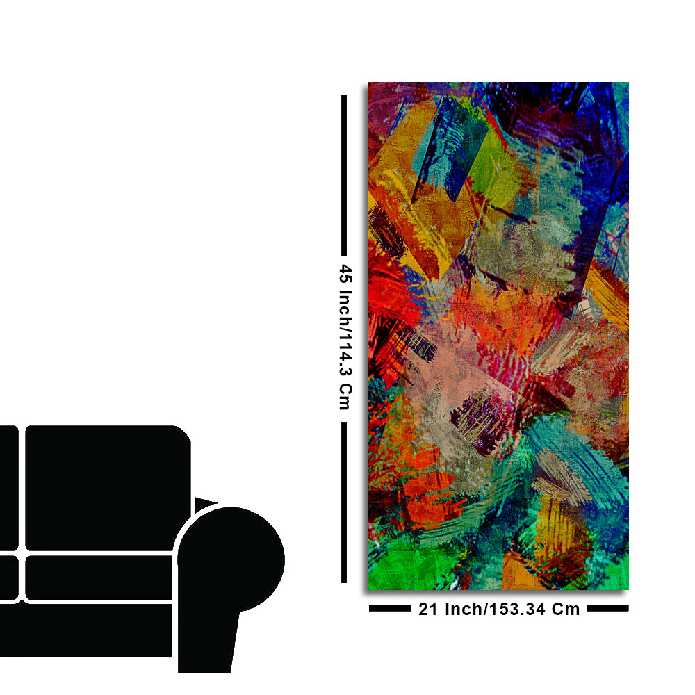 Beautiful Abstract Colorful Textured art Canvas Wall Painting