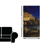 Evening at The Coast of Amalfi in Italy Wall Painting
