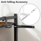Modern Narrow Shoe Rack Tower with Storage Shelves, Space-Saving Shoe Organizer for Home