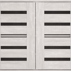 Wooden Shoe Cabinet with Ventilated Doors, Stylish Entryway Shoe Storage Organizer