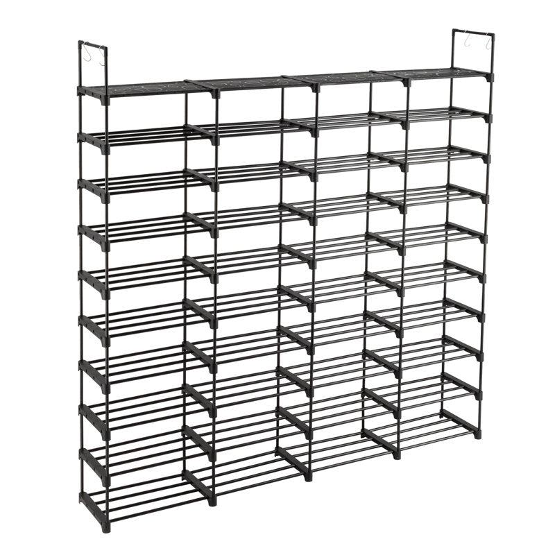 Wide Shoe Rack Storage Shelf, Large Capacity Multi-Tier Shoe Organizer for Home