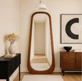 Classic Vintage Wooden Arch Wall Mirror