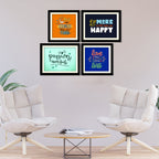 You are Stronger Quotes Wall Hanging Frame Set of Four