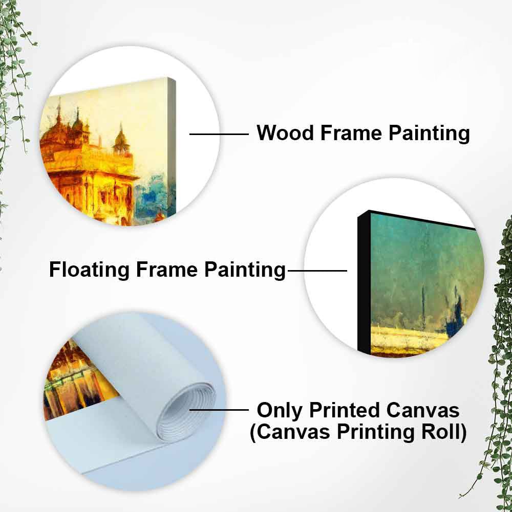 Divine Beauty of Amritsar – Golden Temple Canvas wall painting