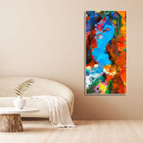 Abstract Acrylic Colorful Textured Canvas Wall Painting - Decor Smart