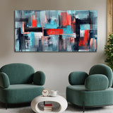 Abstract Art Colorful Strokes Canvas Wall Painting - Decor Smart