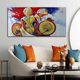 Abstract Art Folk Dance Wall Painting - Decor Smart