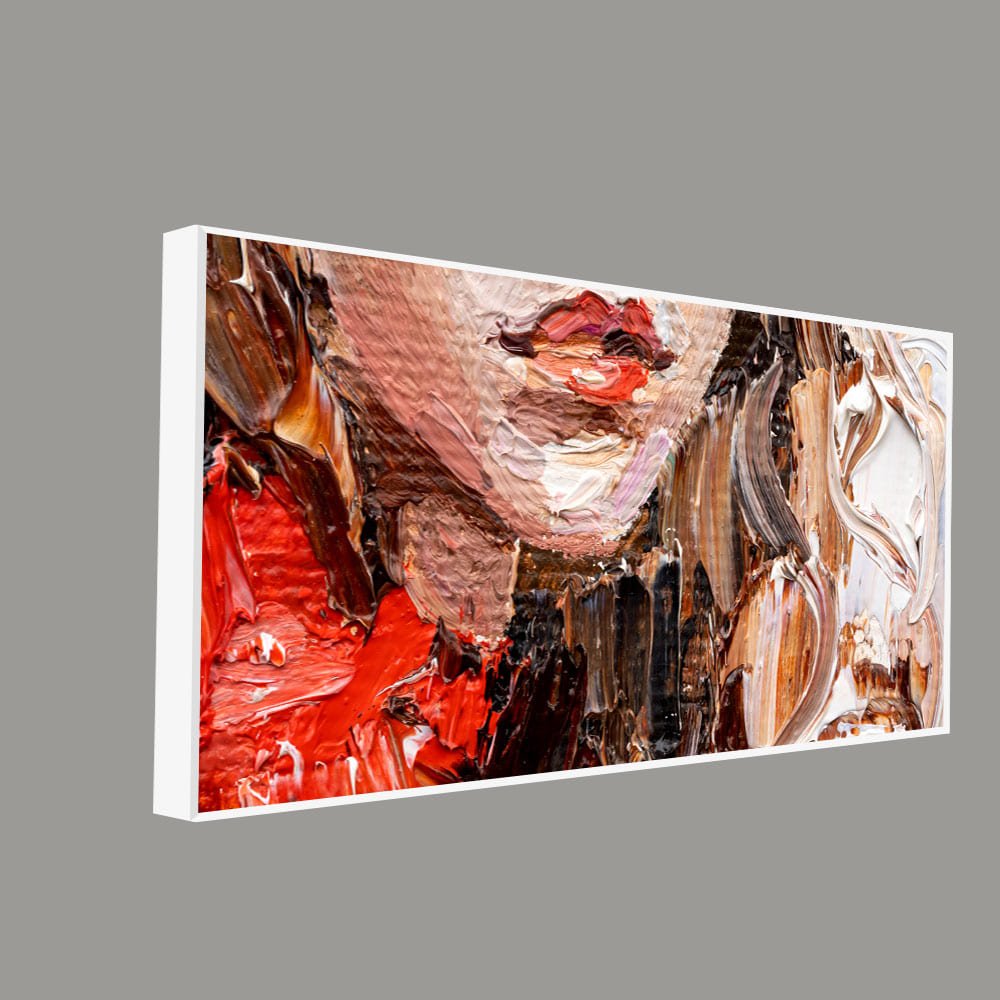 Abstract art of Beautiful Girl Face Canvas Wall Painting - Decor Smart