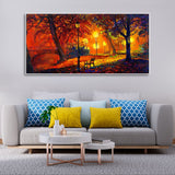 Abstract Art scenery of Park Wall Painting - Decor Smart