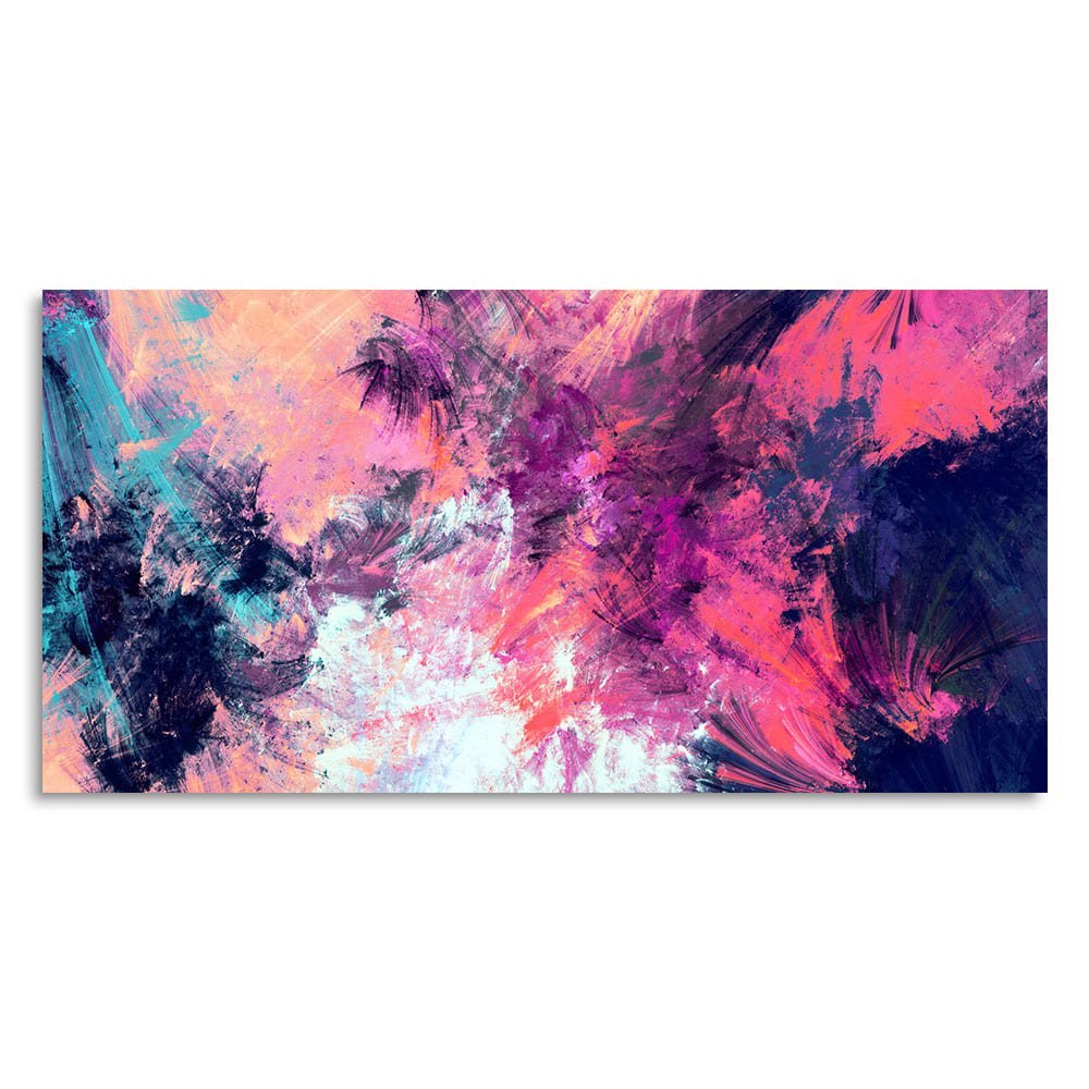 Abstract Color Dynamic Texture Background Premium Canvas Wall Painting - Decor Smart