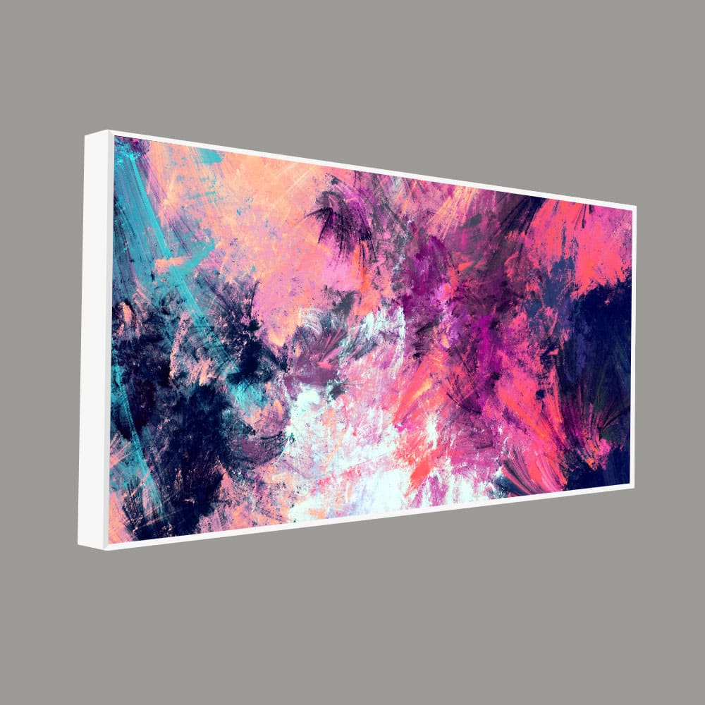 Abstract Color Dynamic Texture Background Premium Canvas Wall Painting - Decor Smart