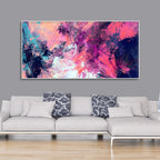 Abstract Color Dynamic Texture Background Premium Canvas Wall Painting