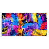Abstract Color Texture Art Premium Canvas Wall Painting - Decor Smart