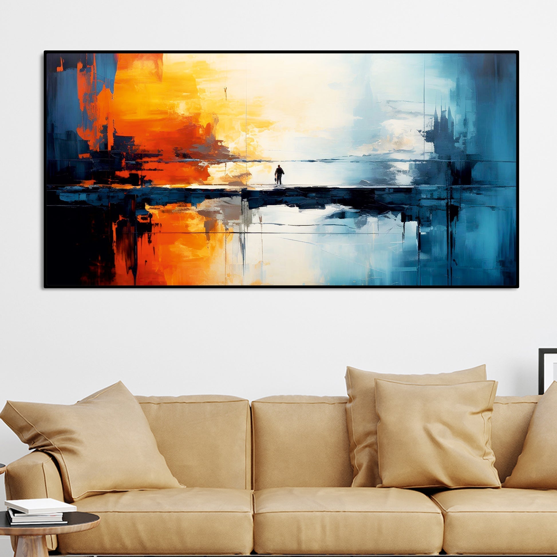 Abstract Colorful Artistic Art Canvas Wall Painting - Decor Smart