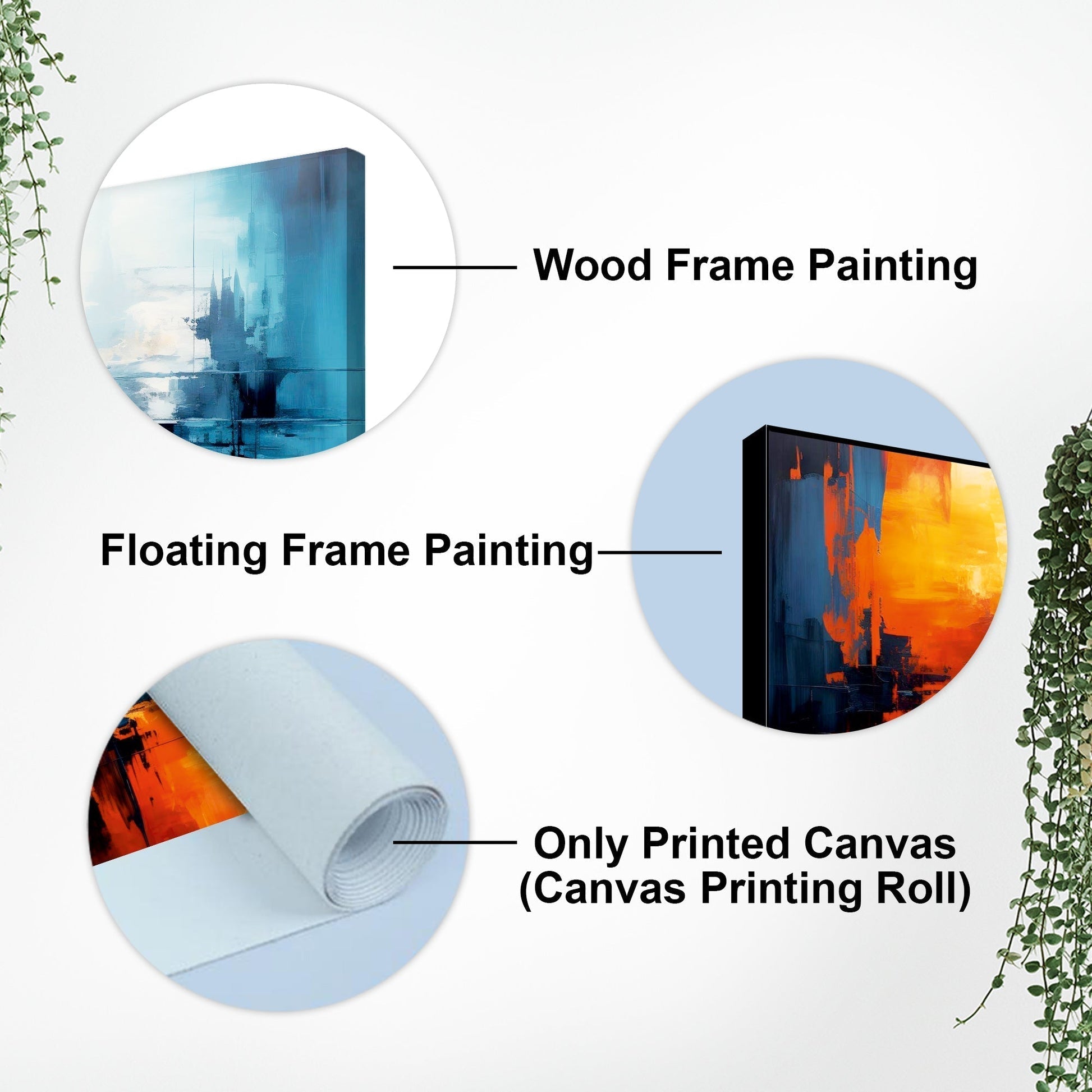 Abstract Colorful Artistic Art Canvas Wall Painting - Decor Smart