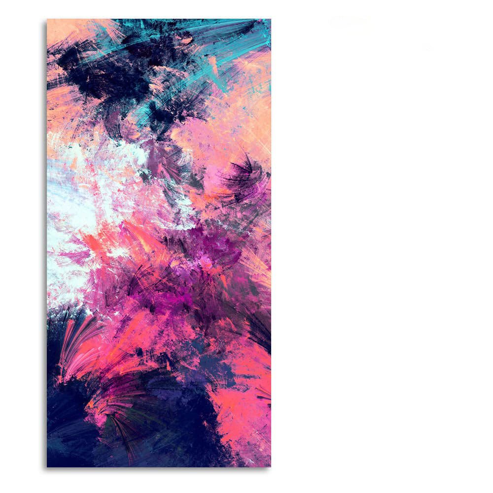 Abstract Colorful Dynamic Texture Background Premium Canvas Wall Painting - Decor Smart