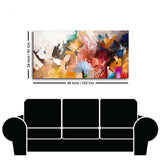 Abstract Colorful Floral Flower art Canvas Wall Painting - Decor Smart