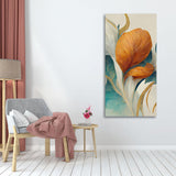 Abstract Colorful Flower Texture Art Canvas Wall Painting - Decor Smart
