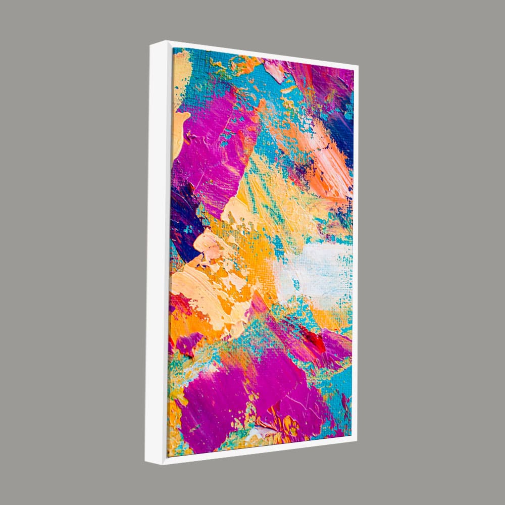 Abstract Colorful Modern Textured Art Premium Wall Painting - Decor Smart