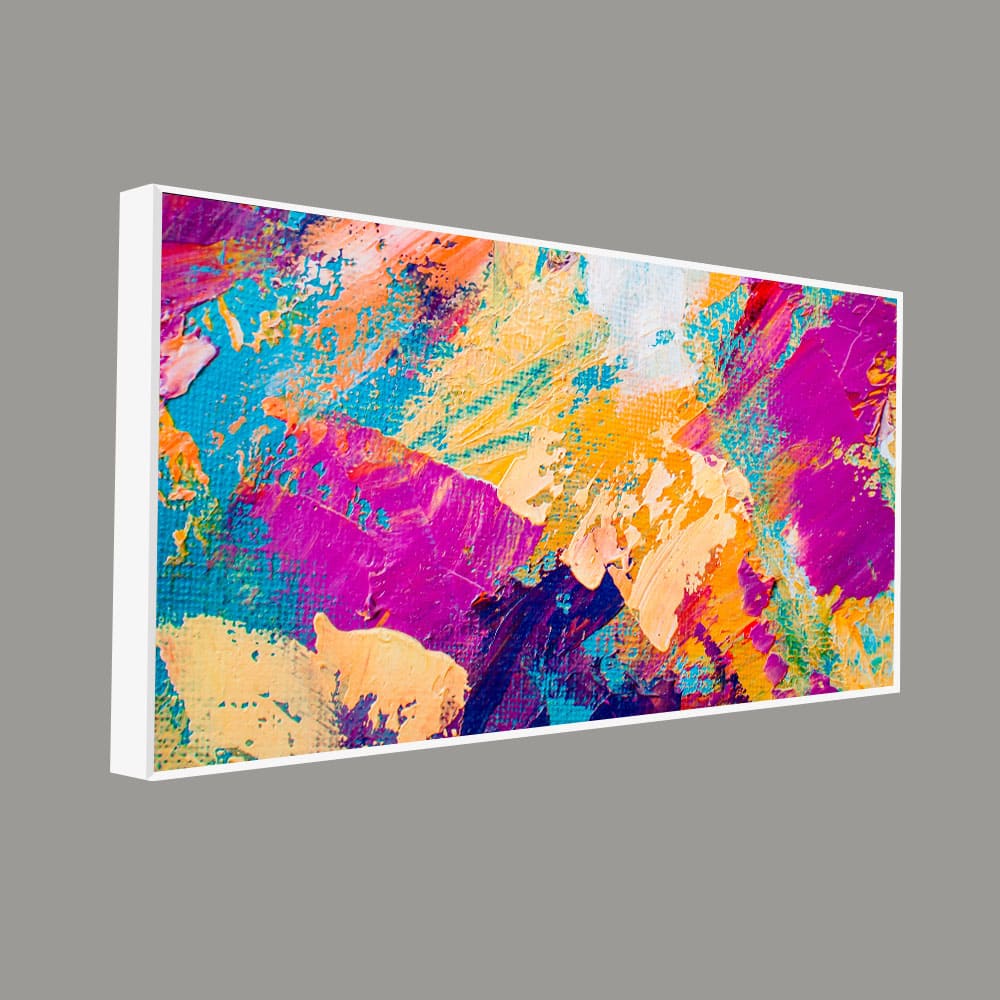 Abstract Colorful Modern Textured Art Wall Painting - Decor Smart