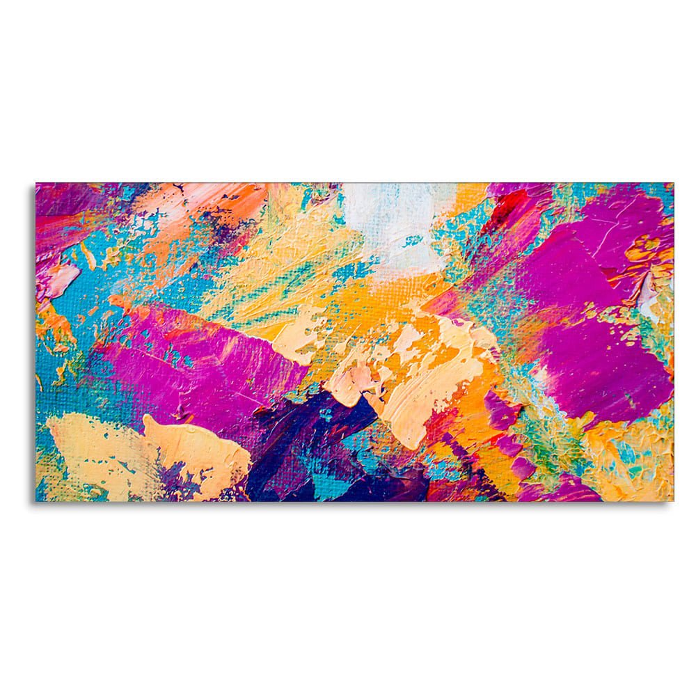 Abstract Colorful Modern Textured Art Wall Painting - Decor Smart