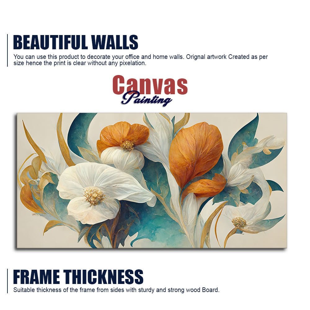 Spring Bloom – Colorful Abstract Floral Art by Decor Smart