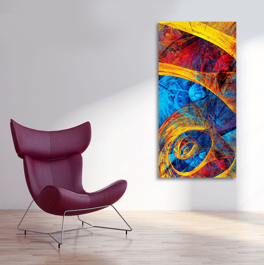 Abstract Colorful Textured Art Canvas Wall Painting - Decor Smart