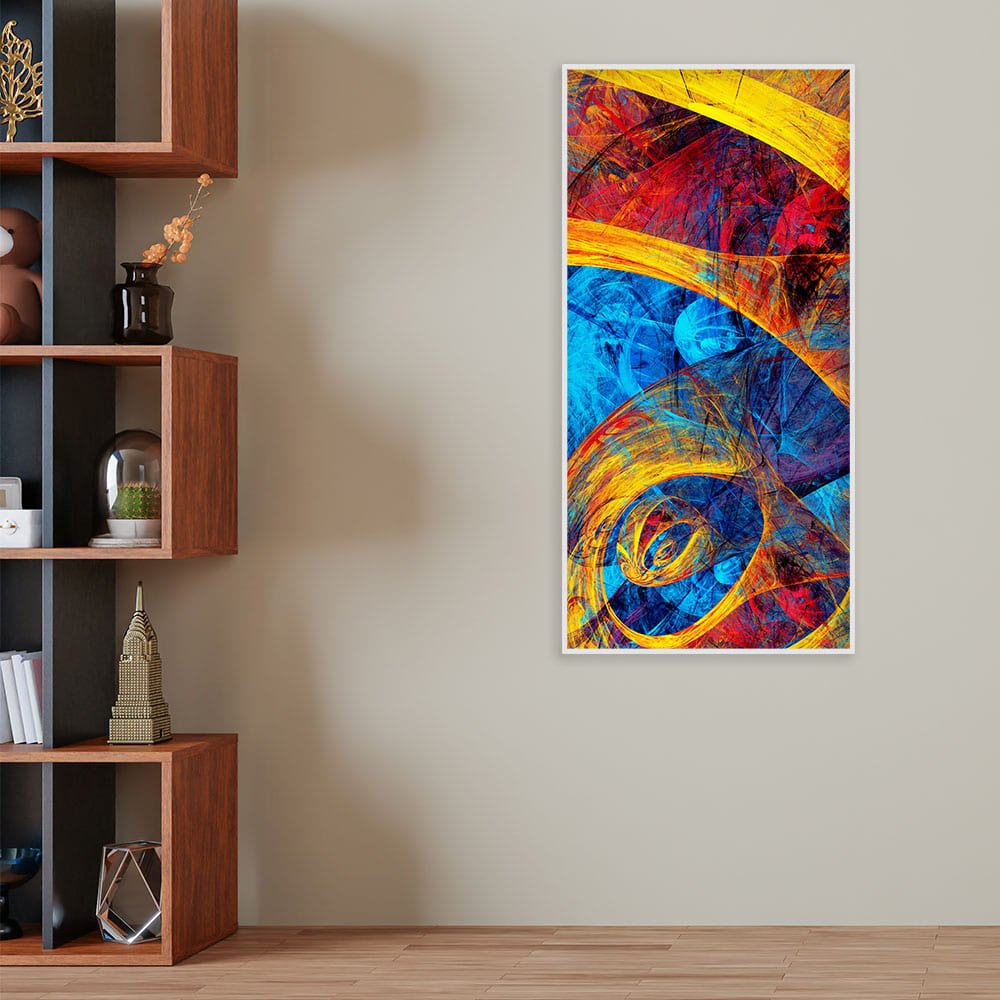 Abstract Colorful Textured Art Canvas Wall Painting - Decor Smart
