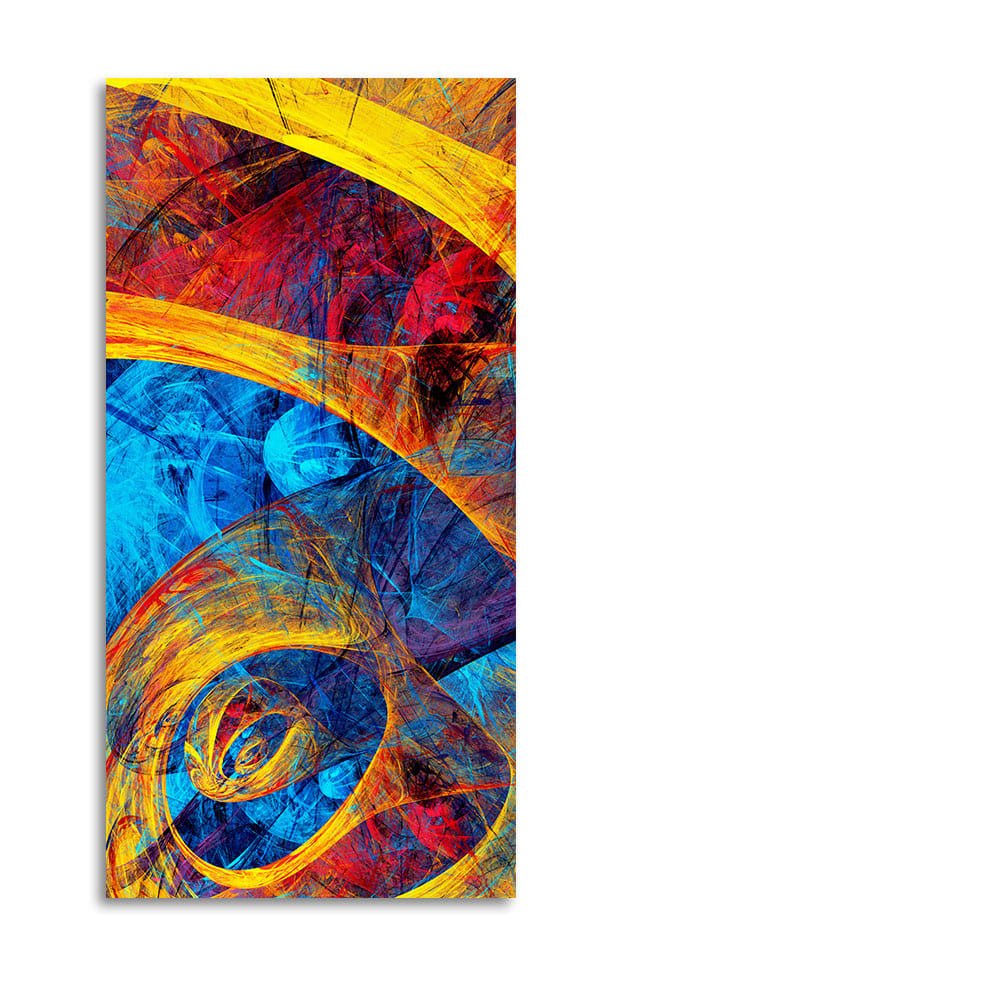 Abstract Colorful Textured Art Canvas Wall Painting - Decor Smart