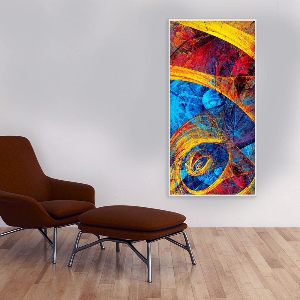 Abstract Colorful Textured Art Canvas Wall Painting - Decor Smart
