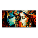 Abstract Colorful Textured Canvas Wall Painting - Decor Smart