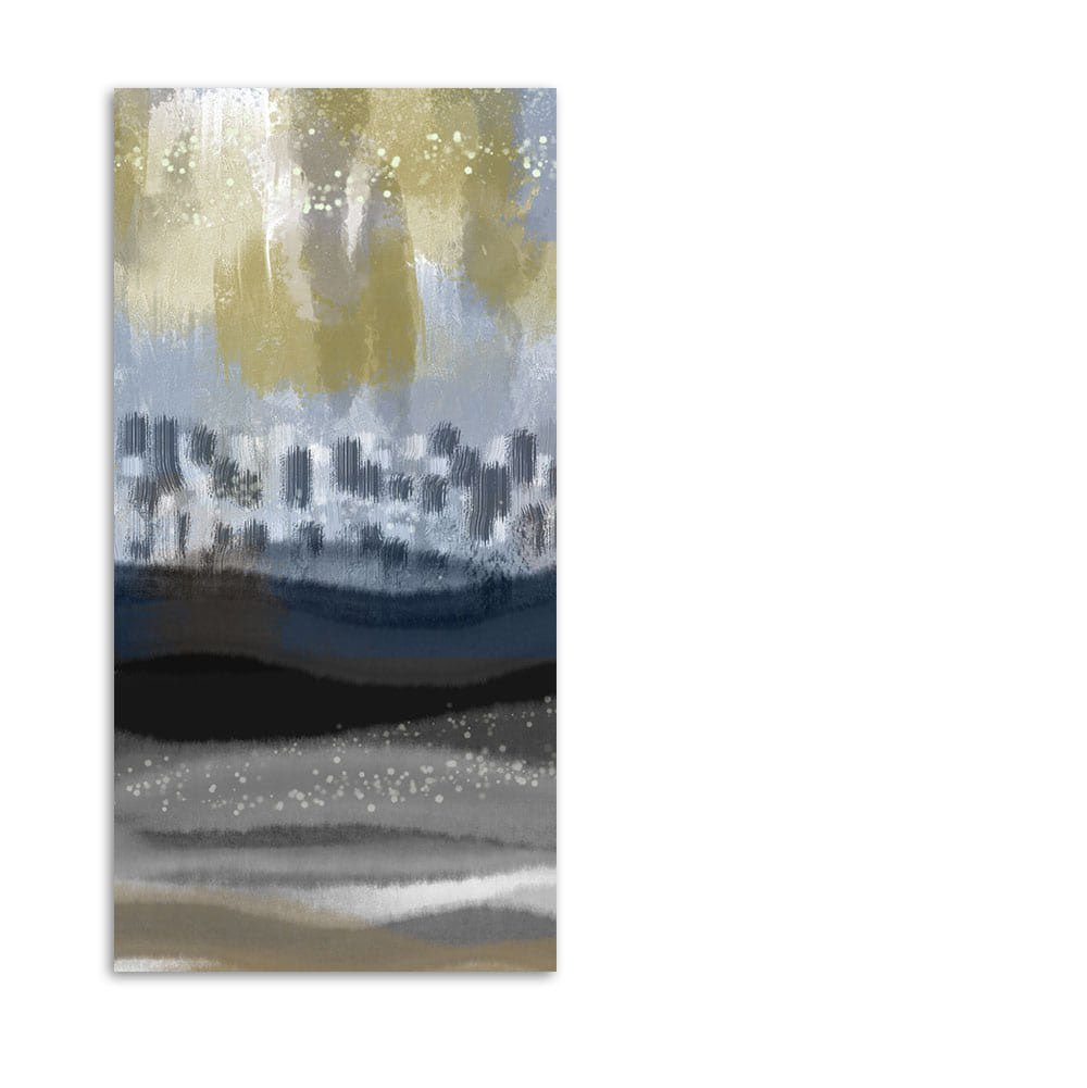 Abstract Dark Gray Splash Background Canvas Wall Painting - Decor Smart