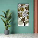 Abstract Flowers Designer Art Canvas Wall Painting - Decor Smart