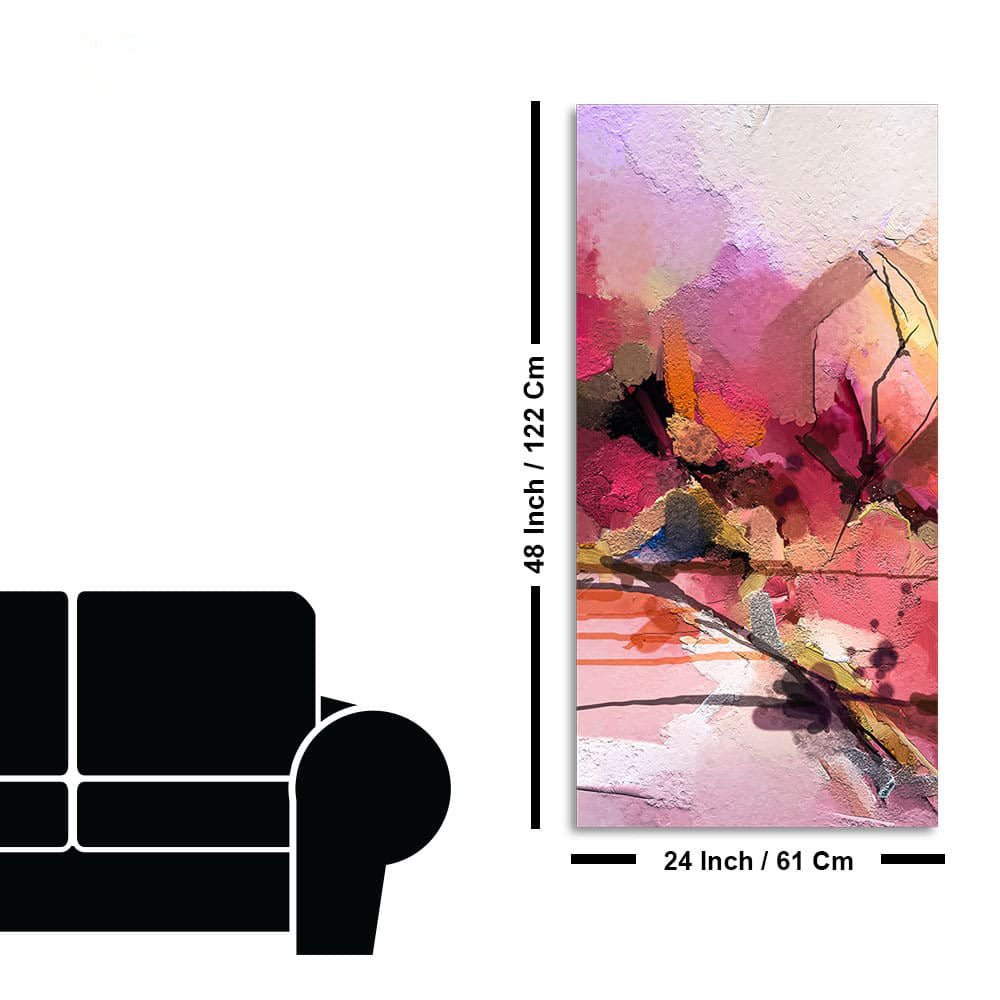 Abstract Landscape Contemporary art Premium Canvas Wall Painting - Decor Smart