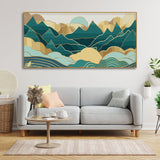 Abstract Mountains Luxurious Pattern Wall Painting - Decor Smart