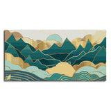 Abstract Mountains Luxurious Pattern Wall Painting - Decor Smart