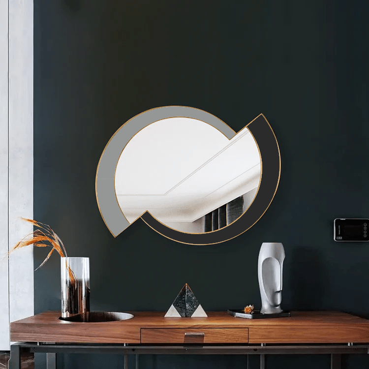Abstract Nordic Pattern Bathroom Mirror - Decor Smart