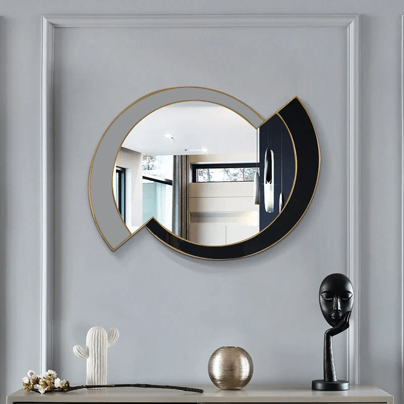 Abstract Nordic Pattern Bathroom Mirror - Decor Smart