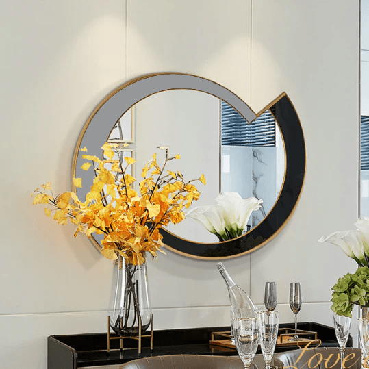 Abstract Nordic Pattern Bathroom Mirror - Decor Smart