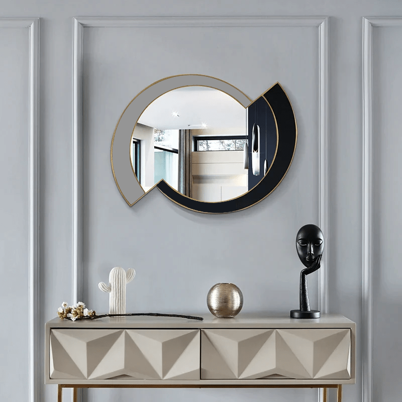 Abstract Nordic Pattern Bathroom Mirror - Decor Smart