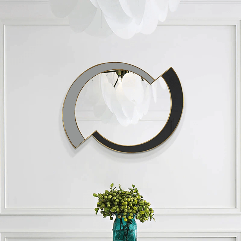 Abstract Nordic Pattern Bathroom Mirror - Decor Smart