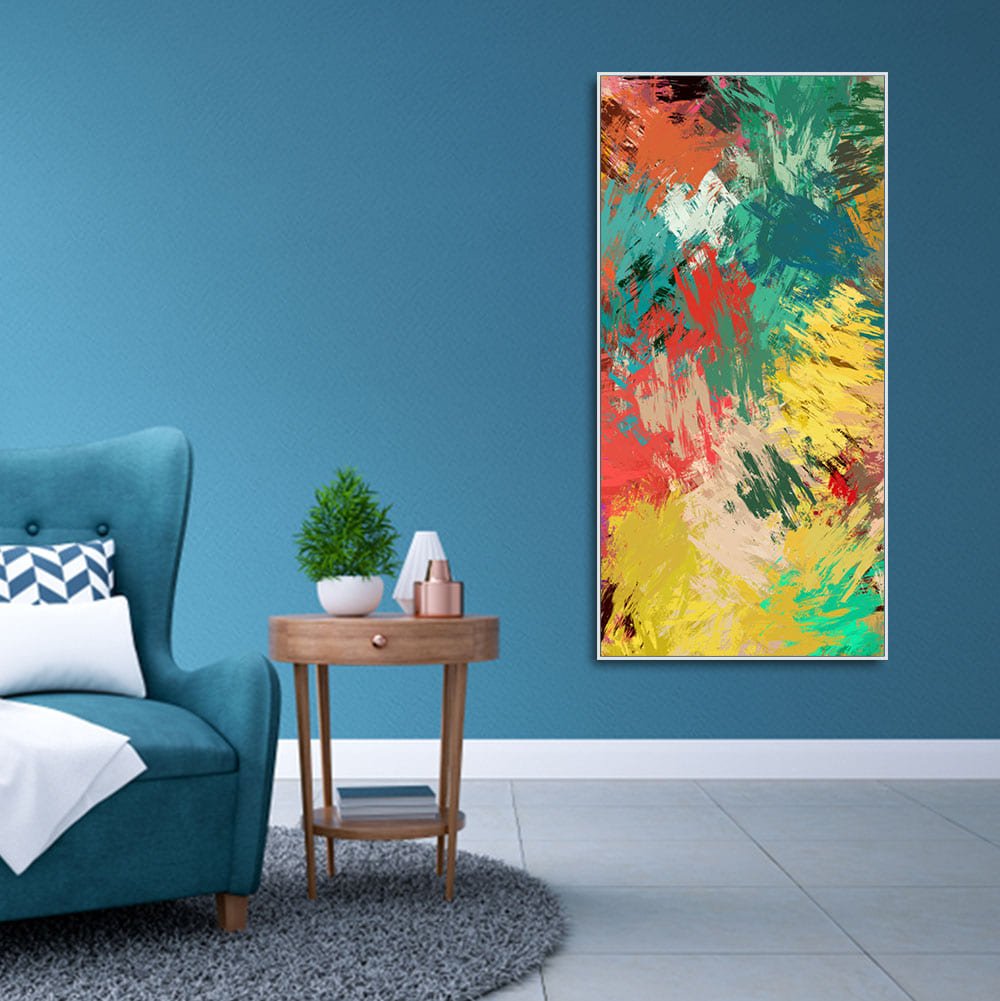 Abstract Painting of Explosion of Colors - Decor Smart