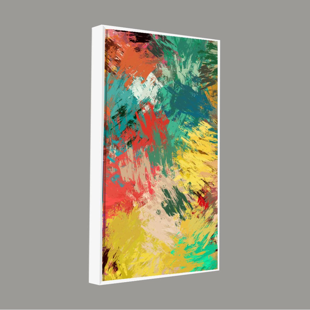 Abstract Painting of Explosion of Colors - Decor Smart