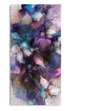 Abstract Purple Ethereal Floral Design Canvas Wall Painting - Decor Smart