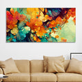 Abstract Texture Colorful Leaves Art Canvas Wall Painting