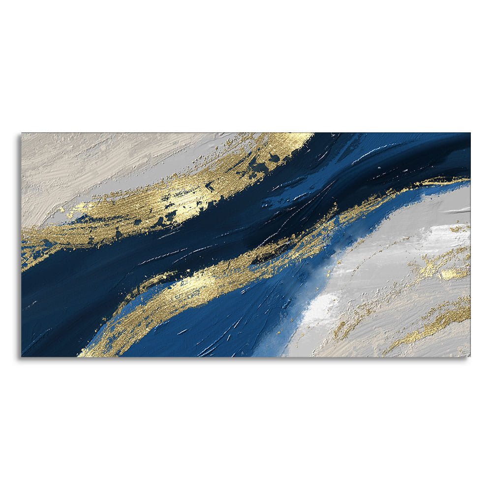 Abstract Wave Acrylic Premium Canvas Wall Painting - Decor Smart