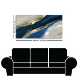 Abstract Wave Acrylic Premium Canvas Wall Painting - Decor Smart