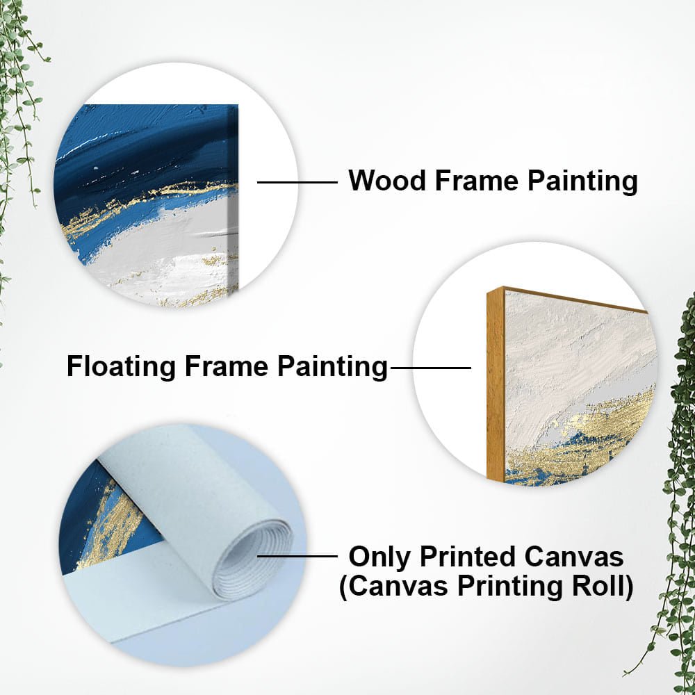 Abstract Wave Acrylic Premium Canvas Wall Painting - Decor Smart