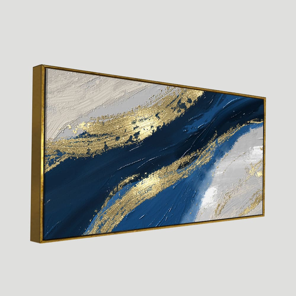 Abstract Wave Acrylic Premium Canvas Wall Painting - Decor Smart